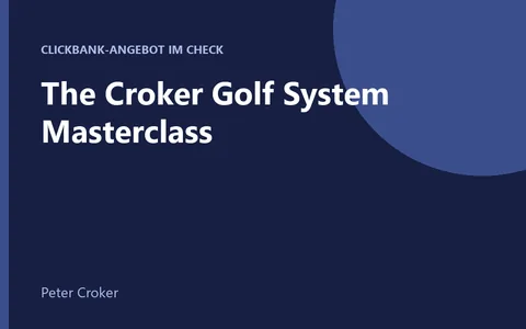 Produktbild The Croker Golf System Masterclass