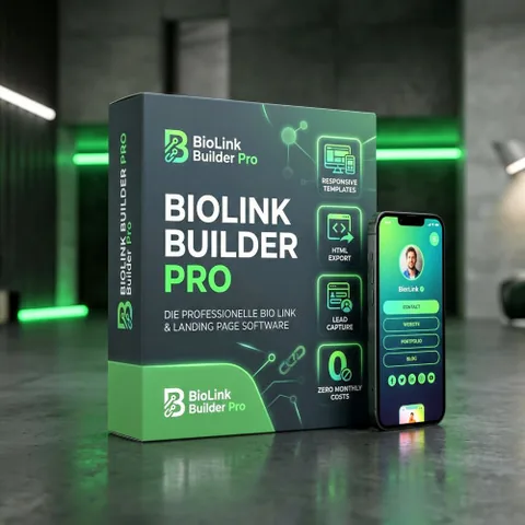 CupBio PRO Link-in-Bio-Baukasten mit 11 Templates