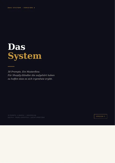 Produktbild DasSystem Prompt-Paket