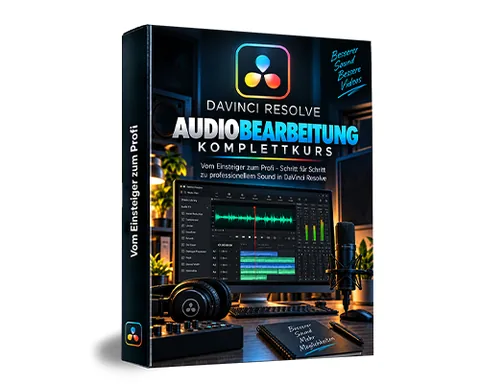 Produktbild DaVinci Resolve Audiobearbeitung Komplettkurs