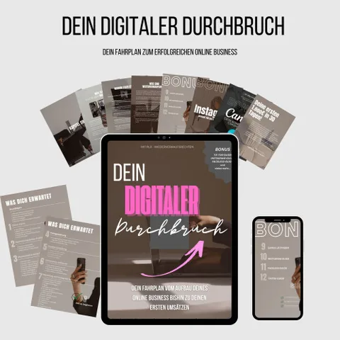 Produktbild Dein digitaler Durchbruch (E-Book mit PLR-Rechten)