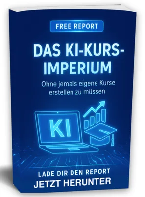 Titelbild des Reports Dein KI-Kurs-Imperium