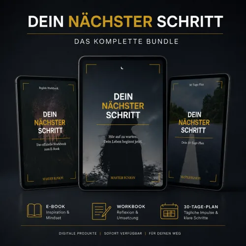Cover des Bundles Dein nächster Schritt mit E-Book, Workbook und 30-Tage-Plan