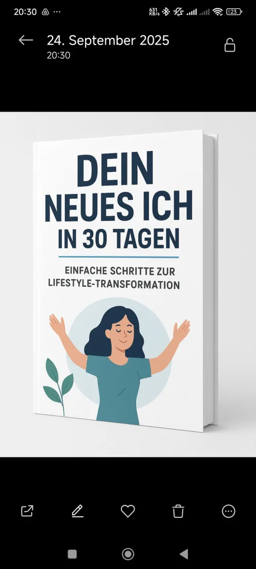 Produktbild Dein neues Ich: 30 Tage Lifestyle Transformation (E-Book)
