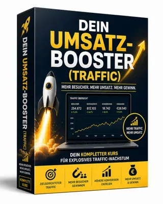 Produktbild Dein Umsatz Booster (Traffic): 30 Traffic-Strategien mit KI