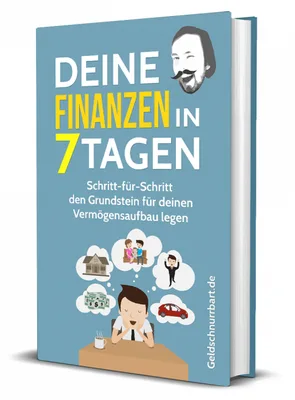 Produktbild eBook-Komplettpaket Deine Finanzen in 7 Tagen (Geldschnurrbart)