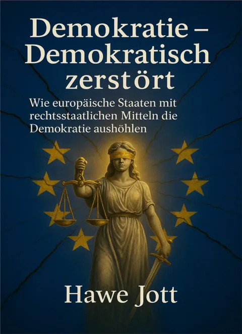 Cover des E-Books Demokratie Demokratisch zerstört von Hawe Jott