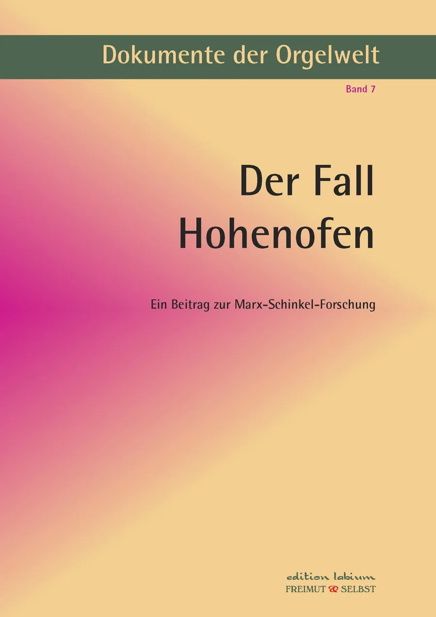 Cover Der Fall Hohenofen, Dokumente Band VII