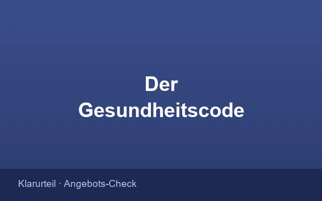 Bestellformular des Online-Video-Seminars Der Gesundheitscode