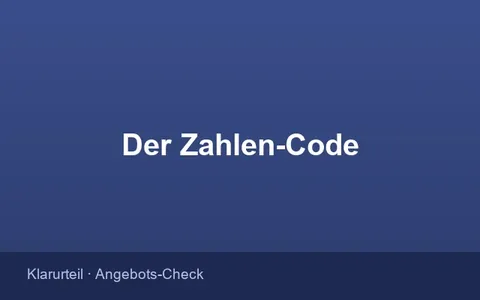 Bestellformular des E-Books Der Zahlen-Code von Rosina Kaiser