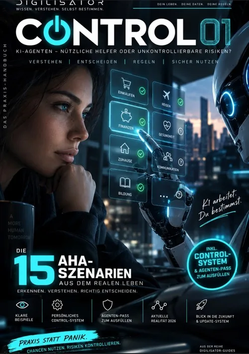 Cover des Workbooks CONTROL 01 Regeln für den persönlichen KI-Agenten