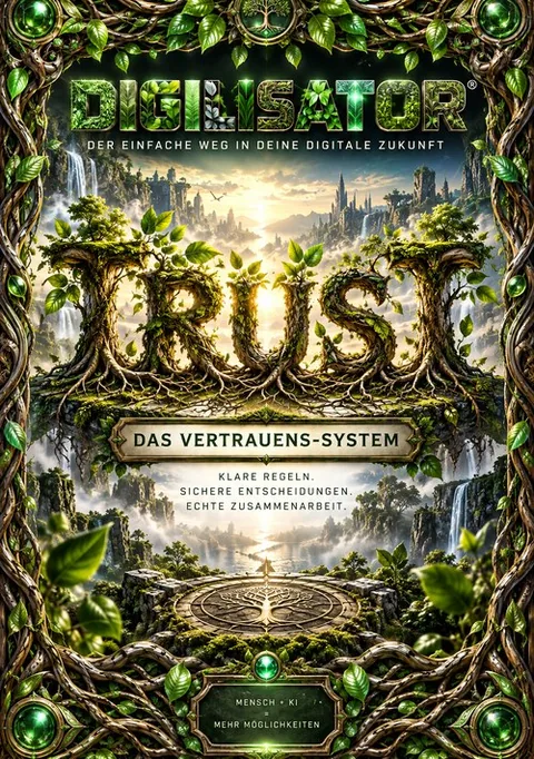 Cover des Workbooks TRUST Vertrauen unter Kontrolle