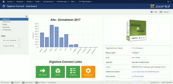 Produktbild Digistore Connect: Joomla-Erweiterung für Digistore24