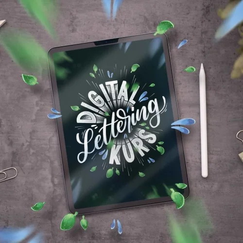 Produktbild des Digital Lettering Kurses für iPad und Procreate