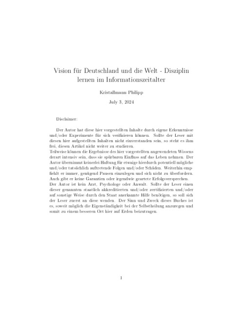 Produktbild Disziplin lernen im Informationszeitalter (PDF)