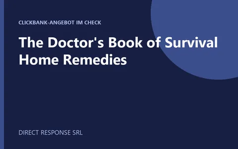 Cover von The Doctor's Book of Survival Home Remedies