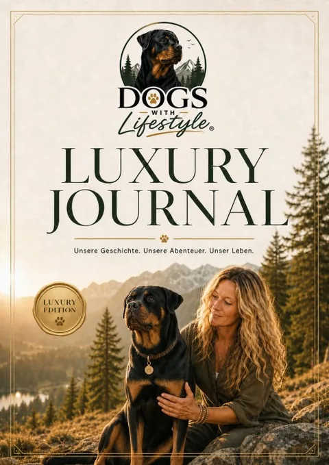 Cover des DOGS WITH LIFESTYLE Luxury Journal für Hundebesitzer