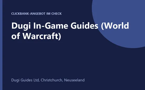 Produktbild Dugi In-Game Guides für World of Warcraft
