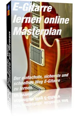 Produktbild E-Gitarre lernen online Masterplan (Onlinegitarrenschule)