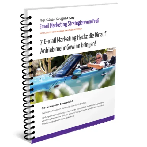Cover des PDF-Reports 7 E-Mail Marketing Hackz