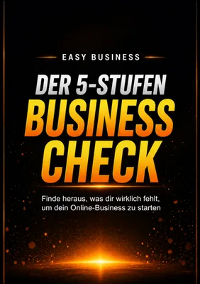 Titelbild des E-Books Easy Business, Der 5-Stufen Business Check von Matthias Schindler