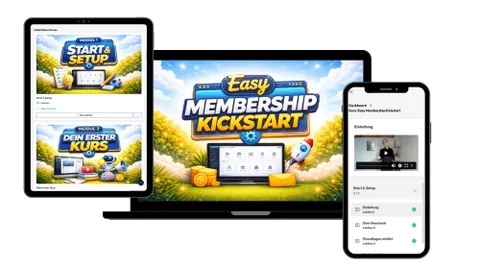 Produktbild des Easy Membership Kickstart von Bye Bye Hamsterrad