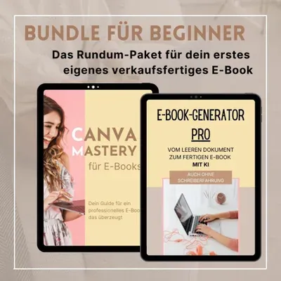 Produktbild E-Book Creator Bundle: von der Idee zum verkaufsfertigen E-Book