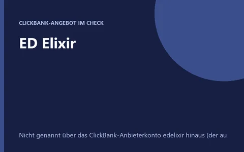 Produktbild ED Elixir
