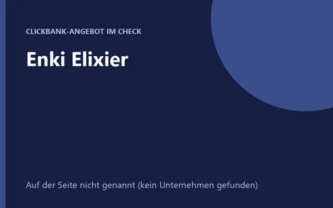 Flasche Enki Elixier