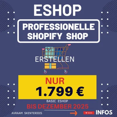 Produktbild E-Shop Basic mit Shopify erstellen lassen