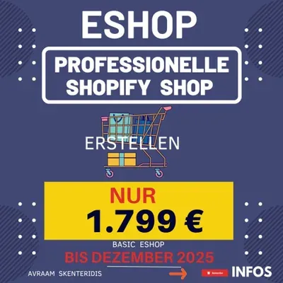Produktbild E-Shop Basic mit Shopify erstellen lassen