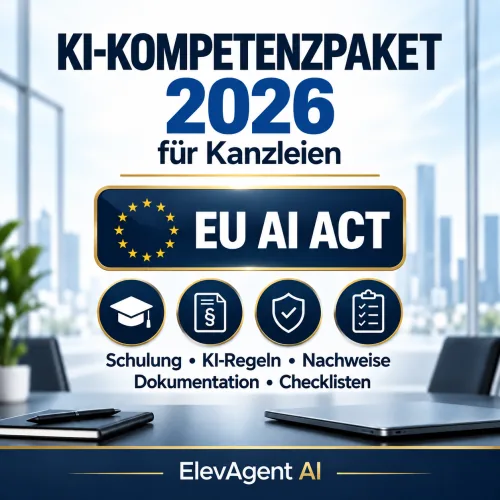Produktbild EU AI Act Schulungspflicht für Kanzleien Österreich
