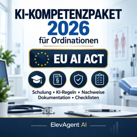 Produktbild EU AI Act Schulungspflicht für Ordinationen Österreich