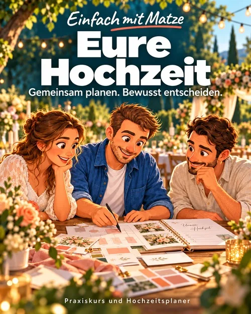 Titelbild des Kurses Eure Hochzeit mit Matze – Kurs und Planer