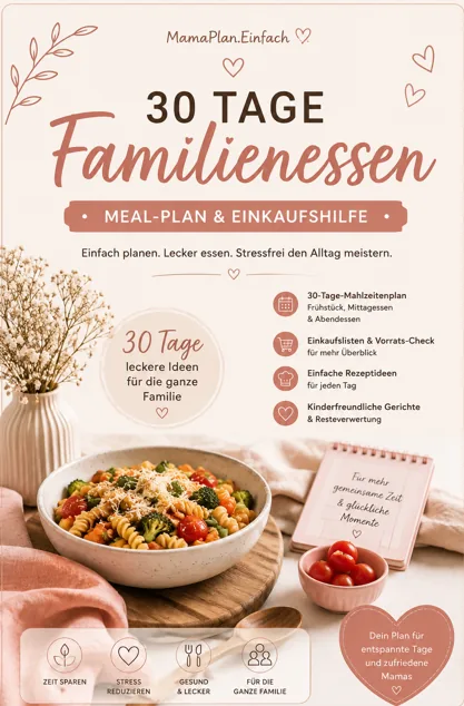 Produktbild Familien-Essensplaner mit Rezept-Ideen