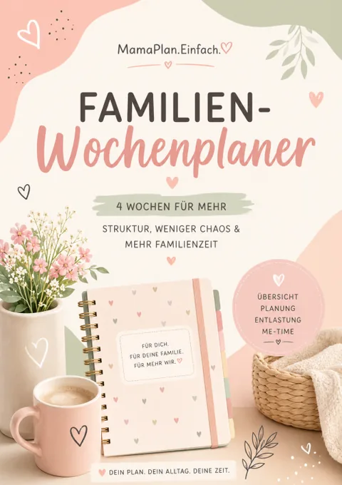 Produktbild Familien-Wochenplaner 4 Wochen