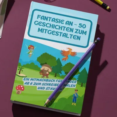 Produktbild Fantasie an: 50 Geschichten zum Mitgestalten (E-Book)