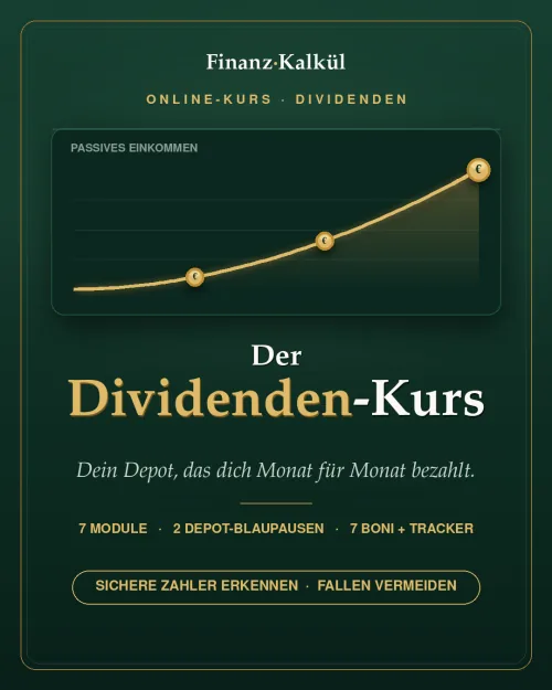 Produktbild Dividenden-Kurs von Finanz·Kalkül