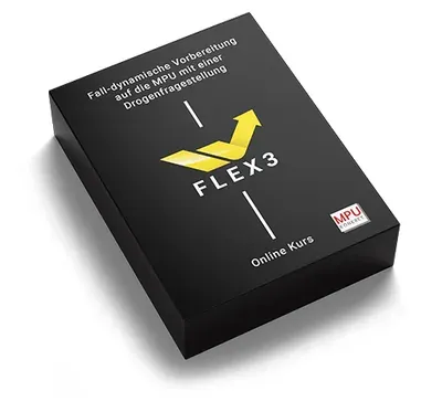 Produktbild FLEX3: Online-Vorbereitung auf die MPU wegen Drogen (MPU KONKRET)