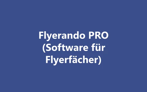 Produktbild Flyerando PRO Software