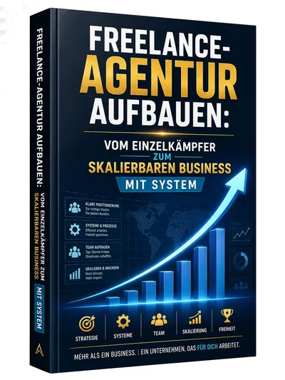 Titelbild des PDF-Ratgebers Freelance-Agentur aufbauen von RatgeberPlatz