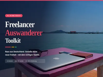 Produktbild Freelancer Auswanderer Toolkit (Bohle Digital)