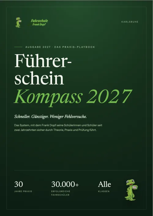 Führerschein-Kompass 2027 digitales PDF-Playbook der Fahrschule Frank Dopf