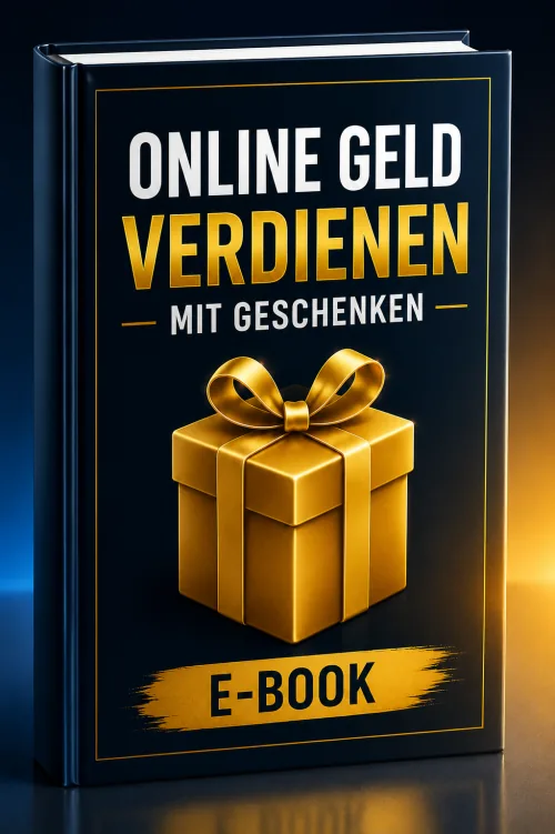 Cover des kostenlosen E-Books Online Geld verdienen mit Geschenken