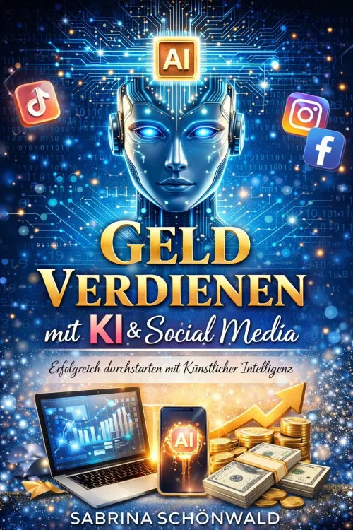 Produktbild E-Book Geld verdienen mit KI und Social Media