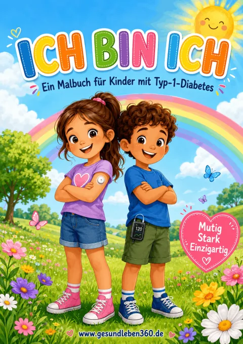 Produktbild Malbuch Ich bin ich für Kinder mit Typ-1-Diabetes