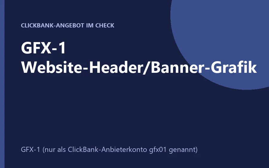 Angebot Website-Header- und Banner-Grafik von GFX-1