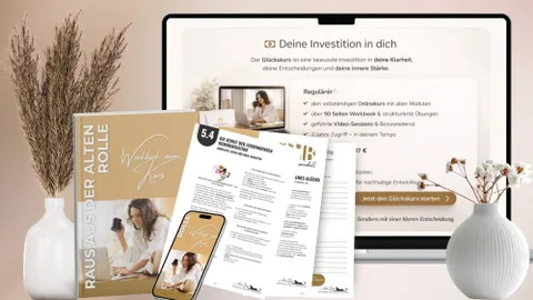 Produktbild Glückskurs "Raus aus der alten Rolle" Onlinekurs