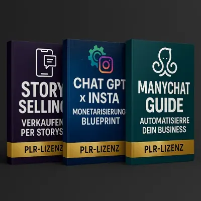 Produktbild Gold Book Bundle mit PLR-Lizenz (MoneyCreators)