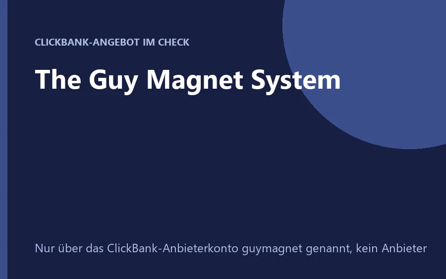 Produktbild The Guy Magnet System